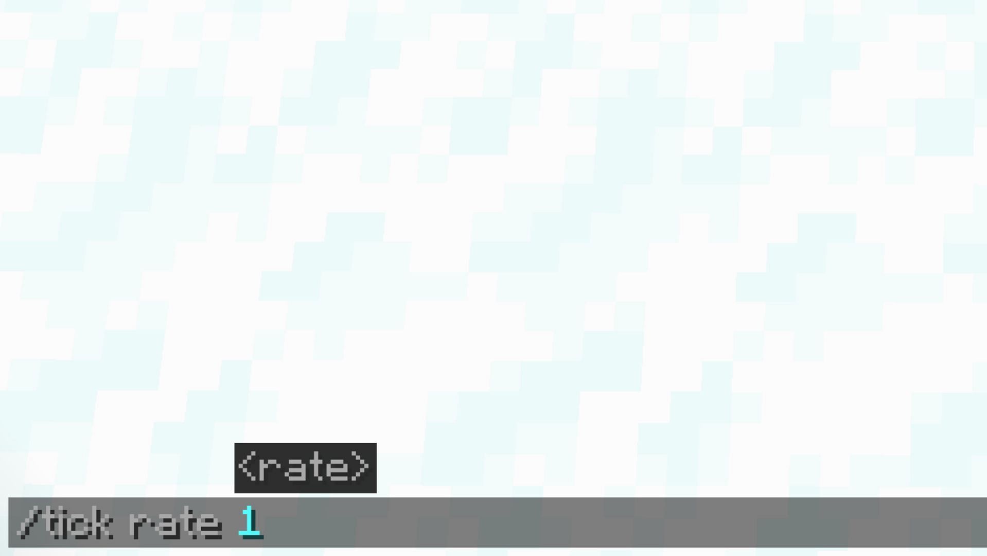 Tick is a brand new command that allows players to change tick speed in the game (Image via Mojang)